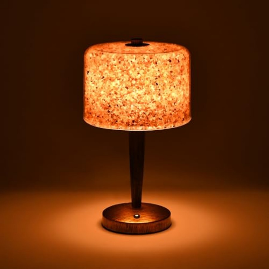 Himalayan Salt Lamp - Salt lamp with Touch dimmer Control