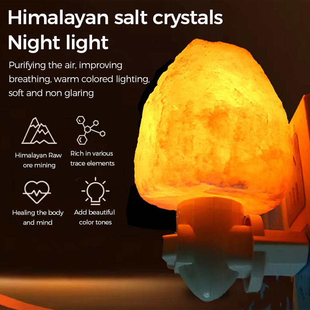 Himalayan Salt Lamp - C5 LED Night Light Himalayan Salt