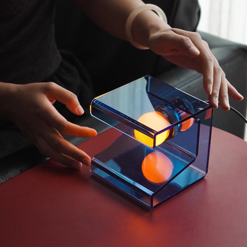 Modern Acrylic Cube Table Lamp - огляд і ціна Ambient Lighting Decor For Room