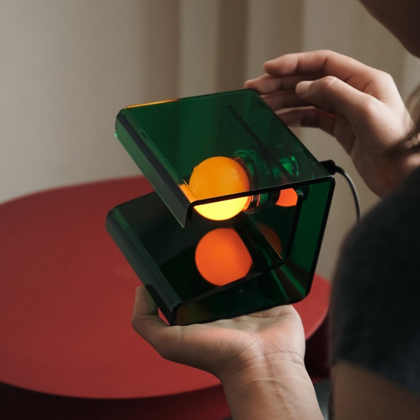 Modern Acrylic Cube Table Lamp - огляд і ціна Ambient Lighting Decor For Room