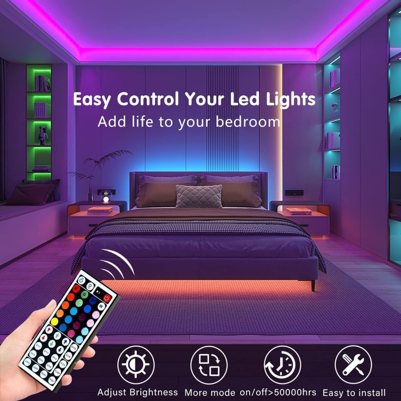 DC 5V USB LED Strip Lights APP - огляд і ціна Lighting Decor For Room
