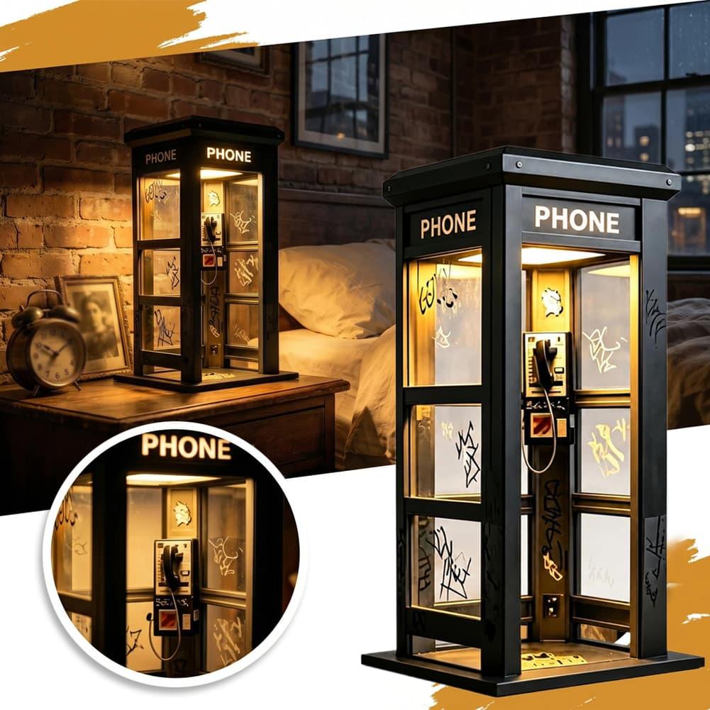 Retro Graffiti Phone Booth Tab - огляд і ціна Lighting Decoration In Bedroom