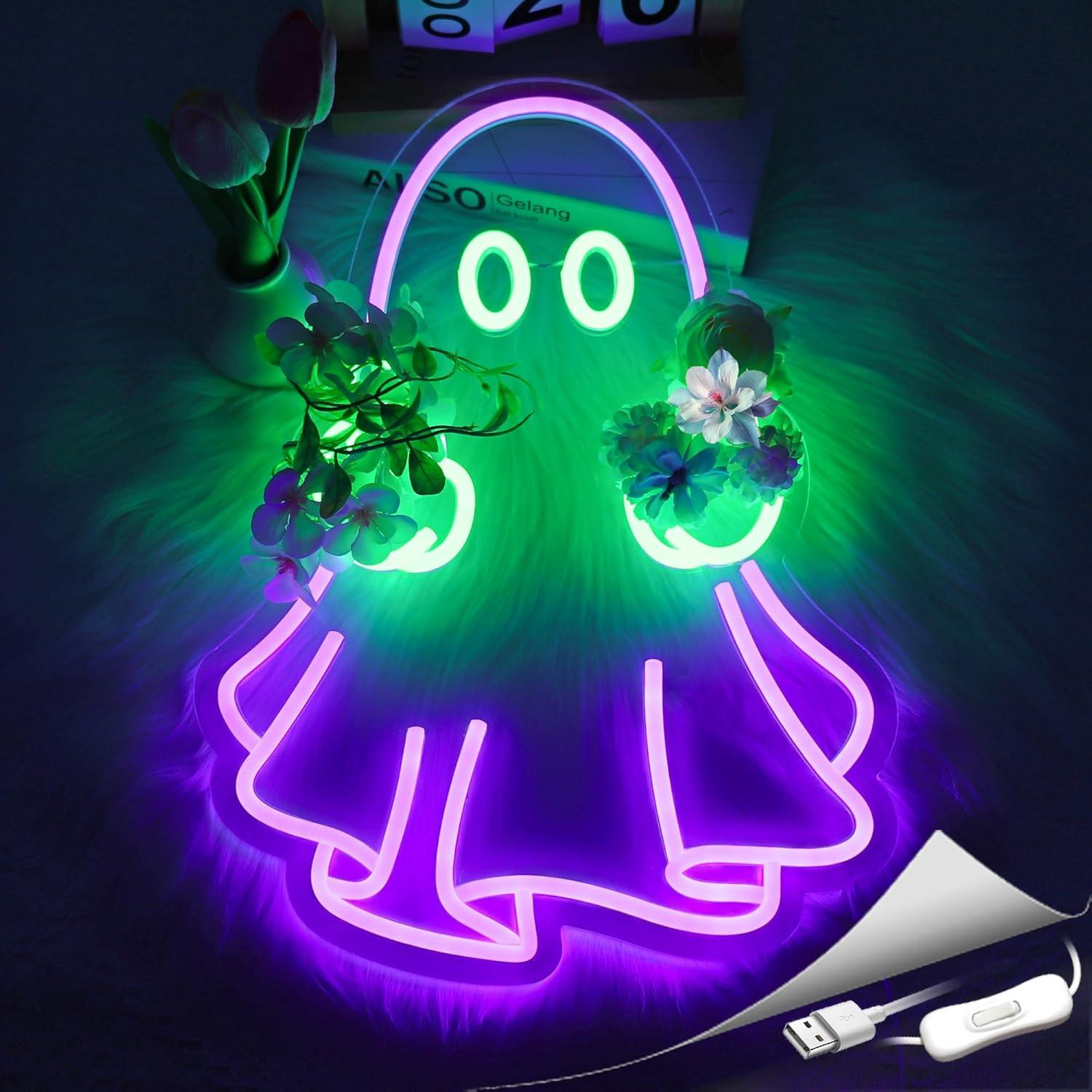Ghost Neon Sign USB Powered LE - огляд і ціна Home Lighting And Decor