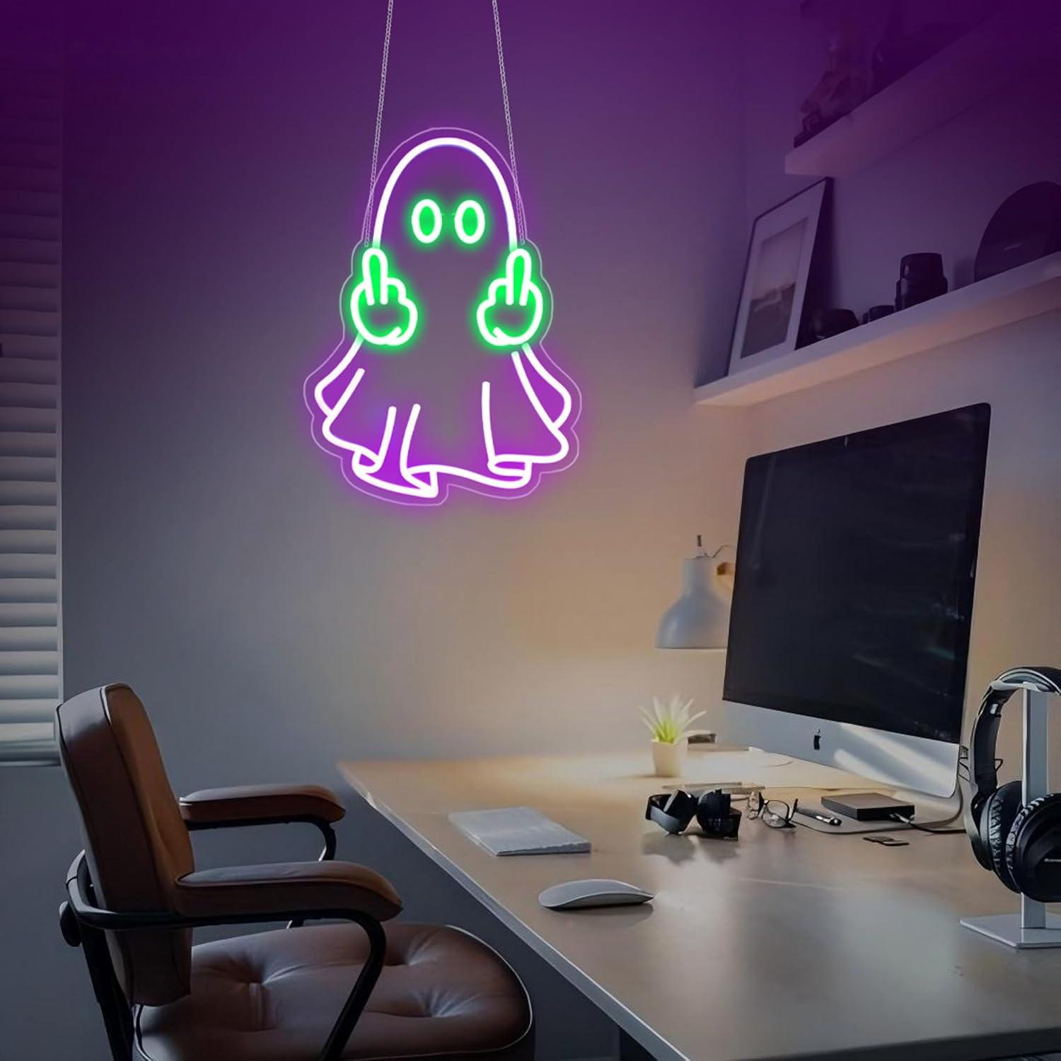 Ghost Neon Sign USB Powered LE - огляд і ціна Home Lighting And Decor