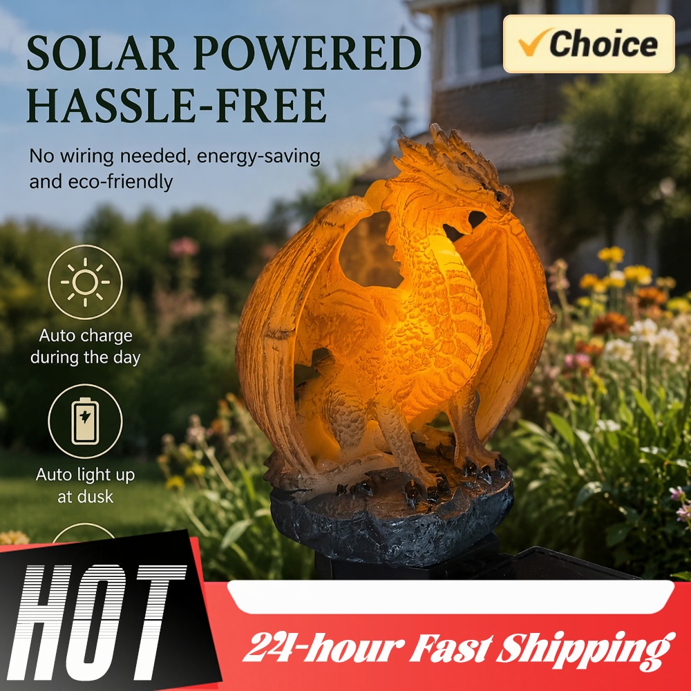 Dragon Solar Garden Light Ener - огляд і ціна Unique Lighting Decor