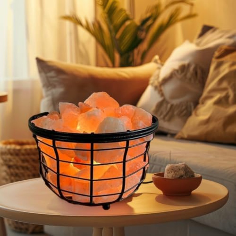 NB Himalayan Pink Salt Metal L - огляд і ціна Himalayan Salt Lamp