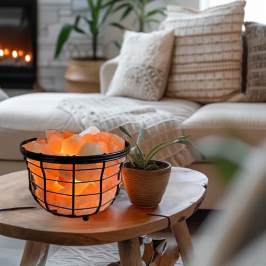 NB Himalayan Pink Salt Metal L - огляд і ціна Himalayan Salt Lamp