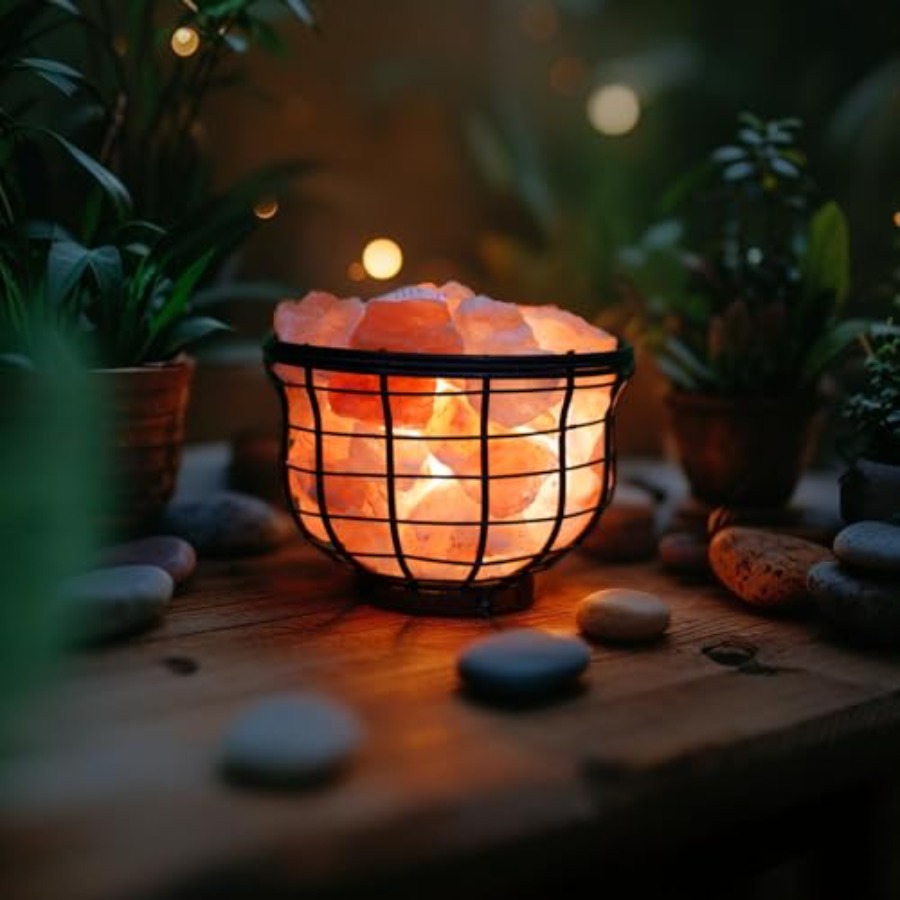 NB Himalayan Pink Salt Metal L - огляд і ціна Himalayan Salt Lamp