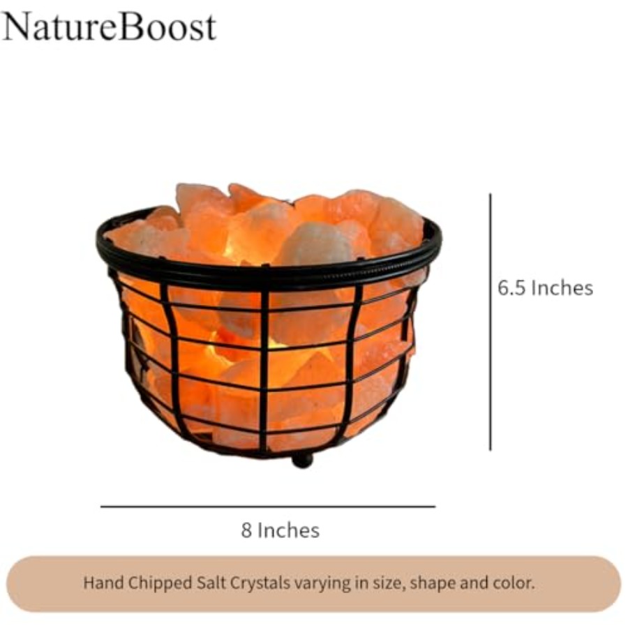 NB Himalayan Pink Salt Metal L - огляд і ціна Himalayan Salt Lamp