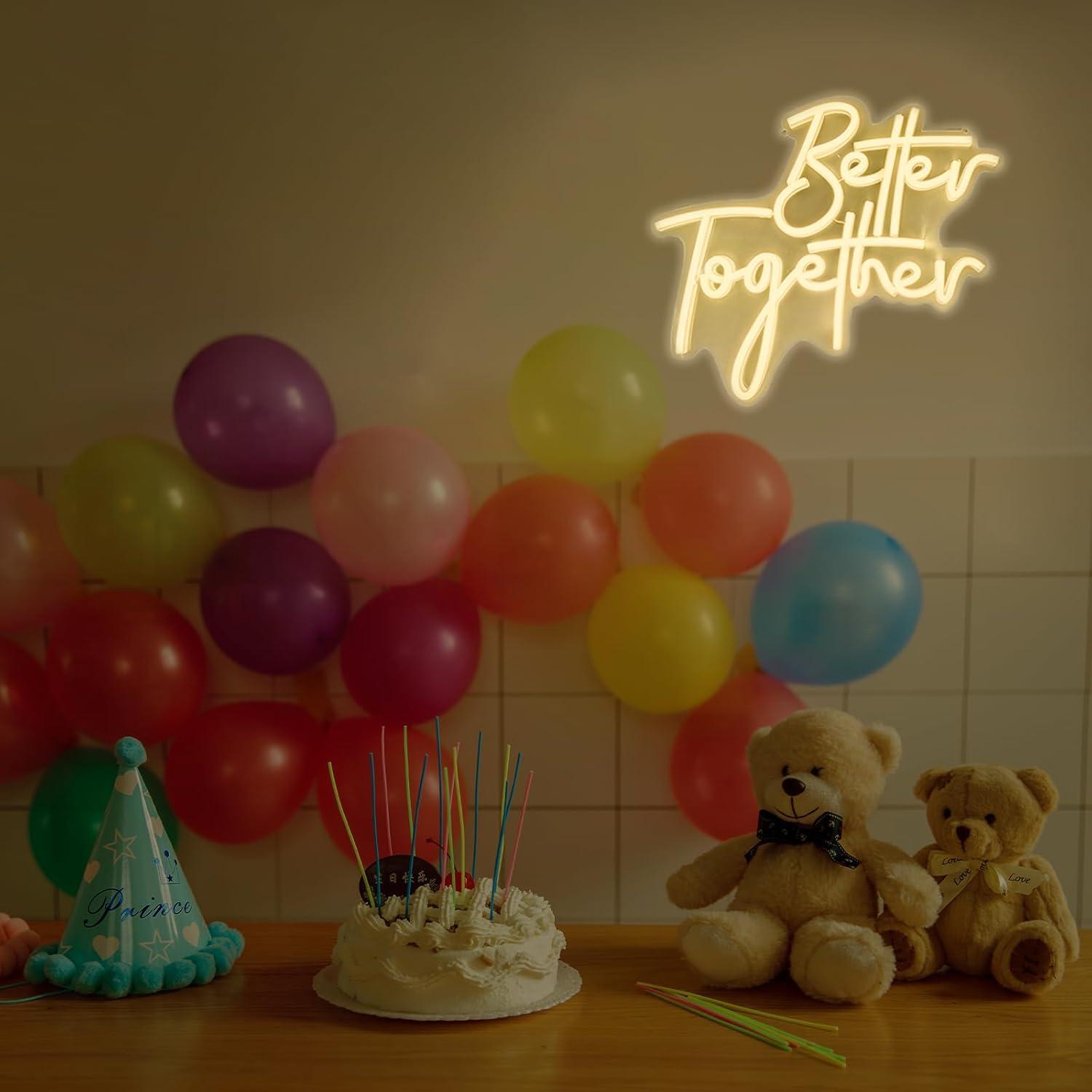 Better Together Neon Sign USB  - огляд і ціна Lighting Decoration In Bedroom