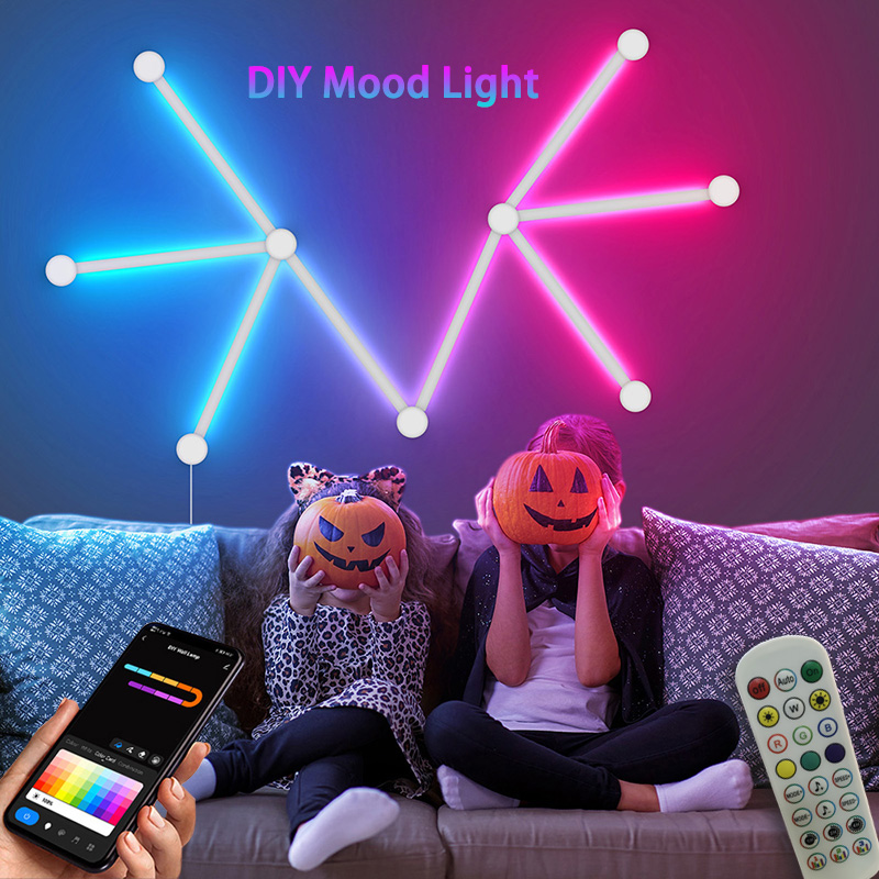 Smart RGB Wall Lamp, Bluetooth - огляд і ціна Lighting Decoration In Bedroom
