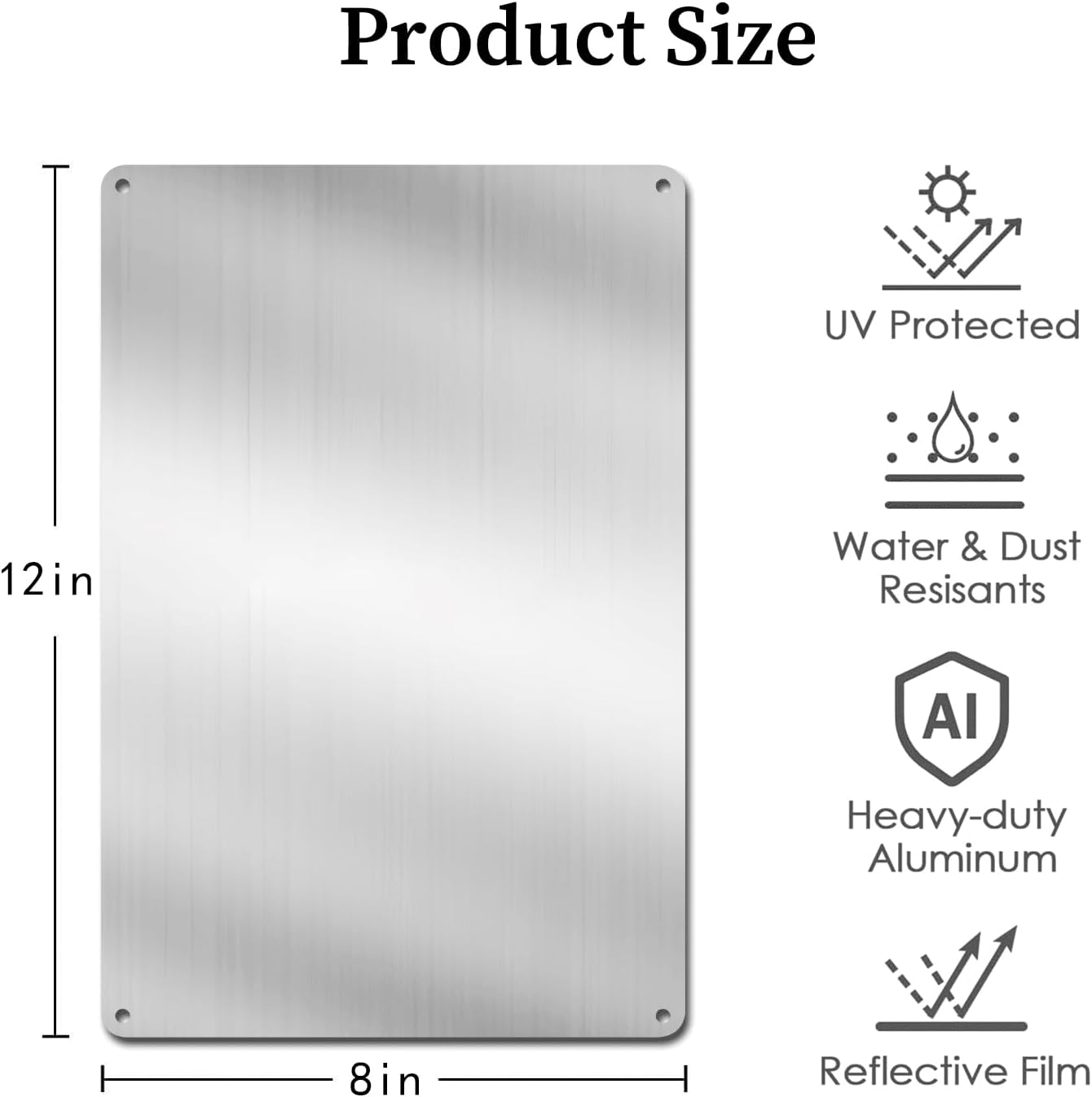 - Bar Style Iron Metal Sign, 