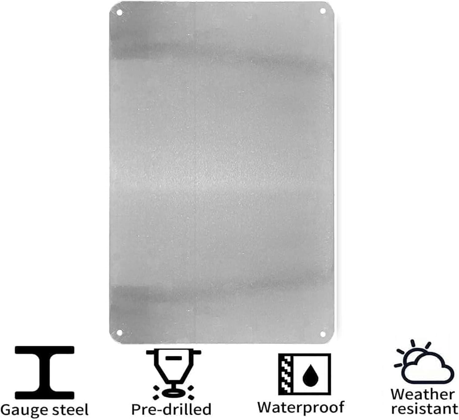 - Bar Style Iron Metal Sign, 