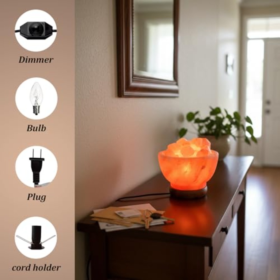 Himalayan Pink Salt Lamp Bowl  - огляд і ціна Himalayan Salt Lamp