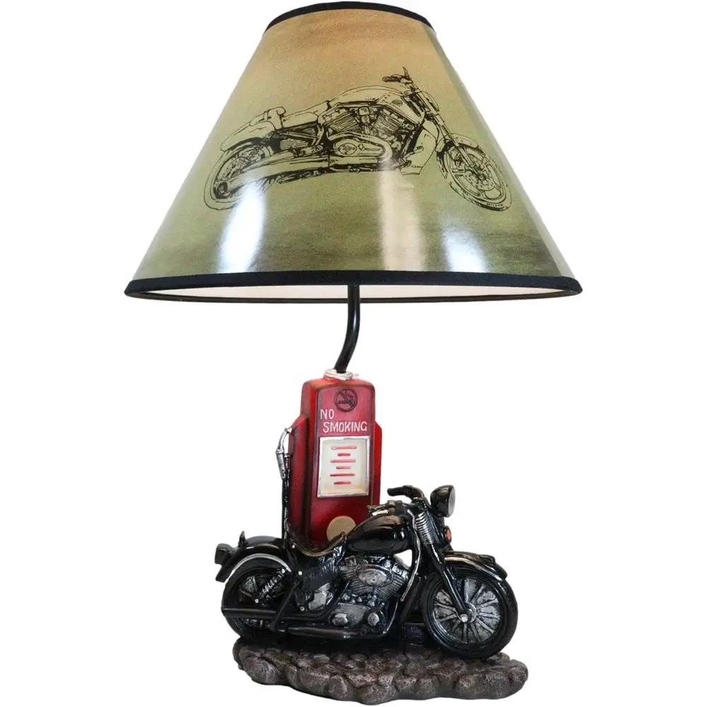 Vintage Retro Black Motorcycle - огляд і ціна Home Lighting And Decor