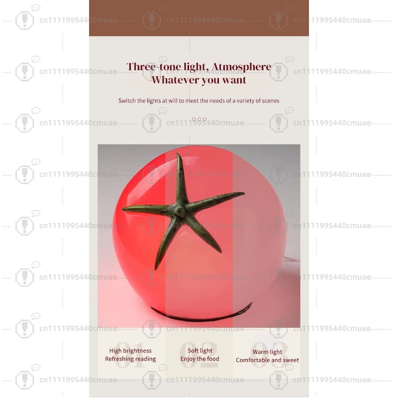 New listing AC plug fruit tabl - огляд і ціна Unique Lighting Decor