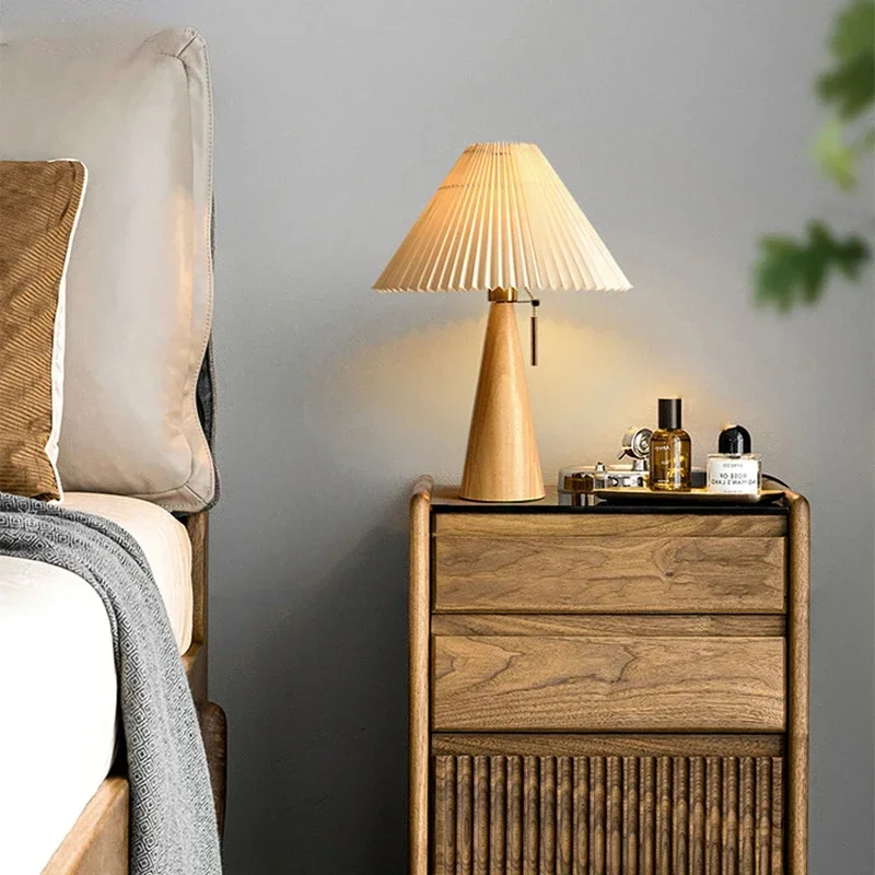 Retro Pleated Table Lamp Nordi - огляд і ціна Home Lighting And Decor