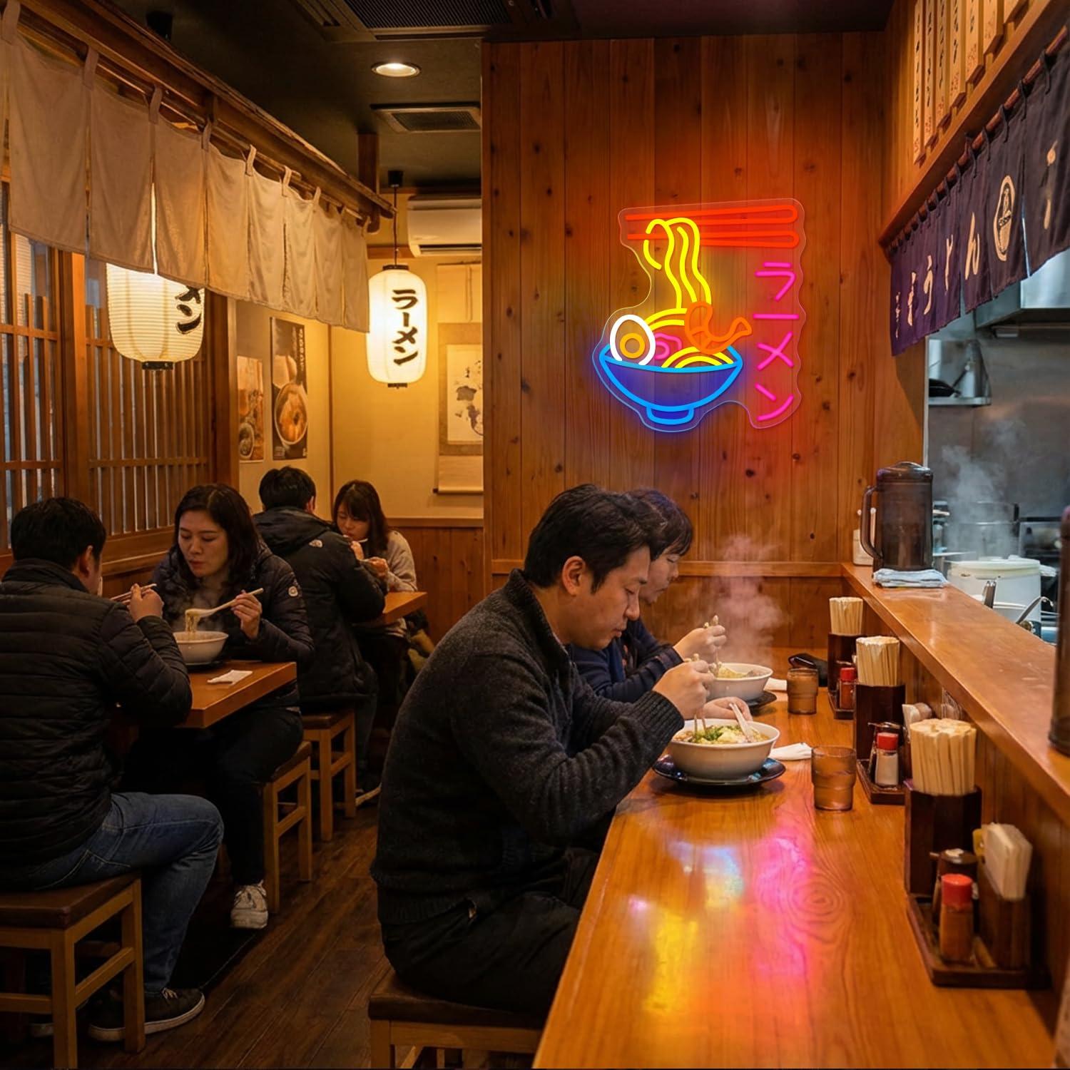 Ramen Neon Sign Japanese Noodl - огляд і ціна Lighting Decor For Room