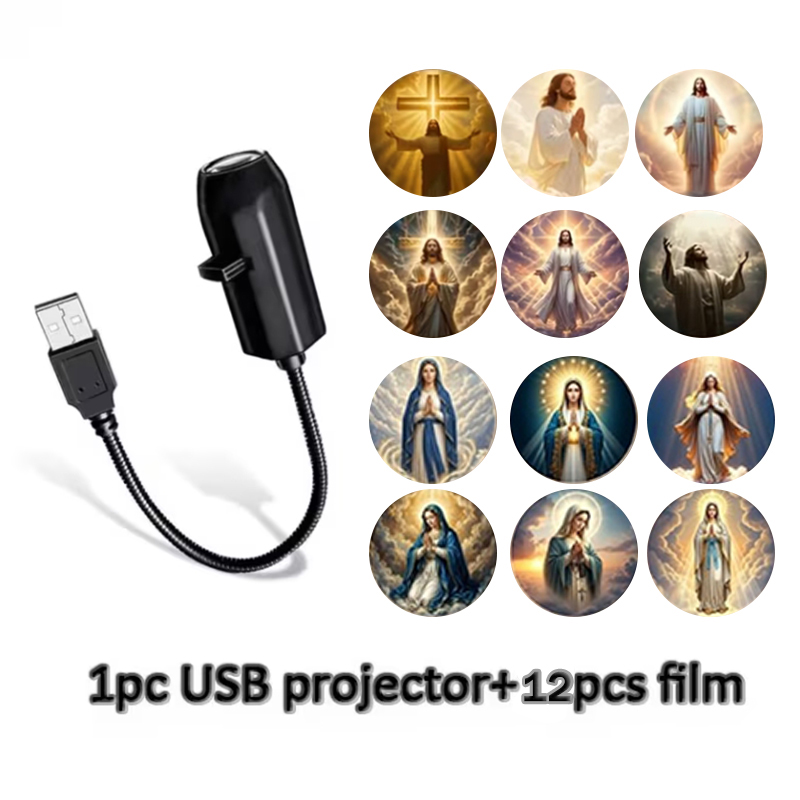 Religious Figure Pattern USB P - огляд і ціна Ambient Lighting Decor For Room