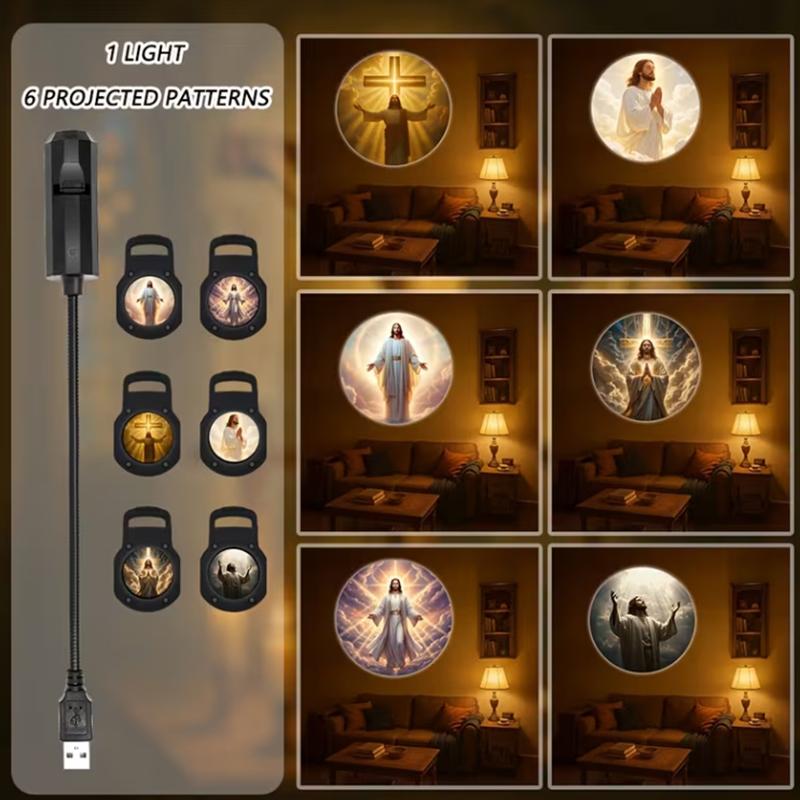 Religious Figure Pattern USB P - огляд і ціна Ambient Lighting Decor For Room
