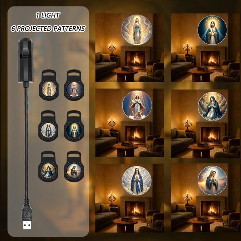 Religious Figure Pattern USB P - огляд і ціна Ambient Lighting Decor For Room