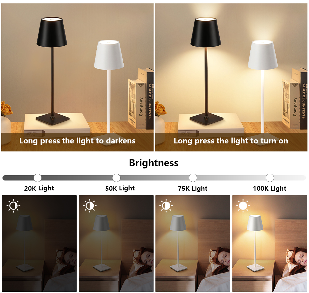 LED Rechargeable Desk Light Wi - огляд і ціна Lighting Decoration In Bedroom