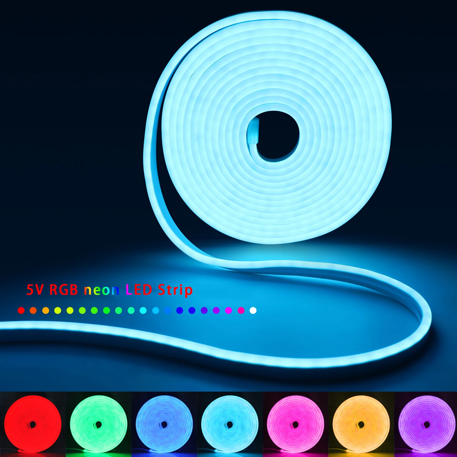 1-5m RGB LED Neon Strip Light  - огляд і ціна Home Lighting And Decor