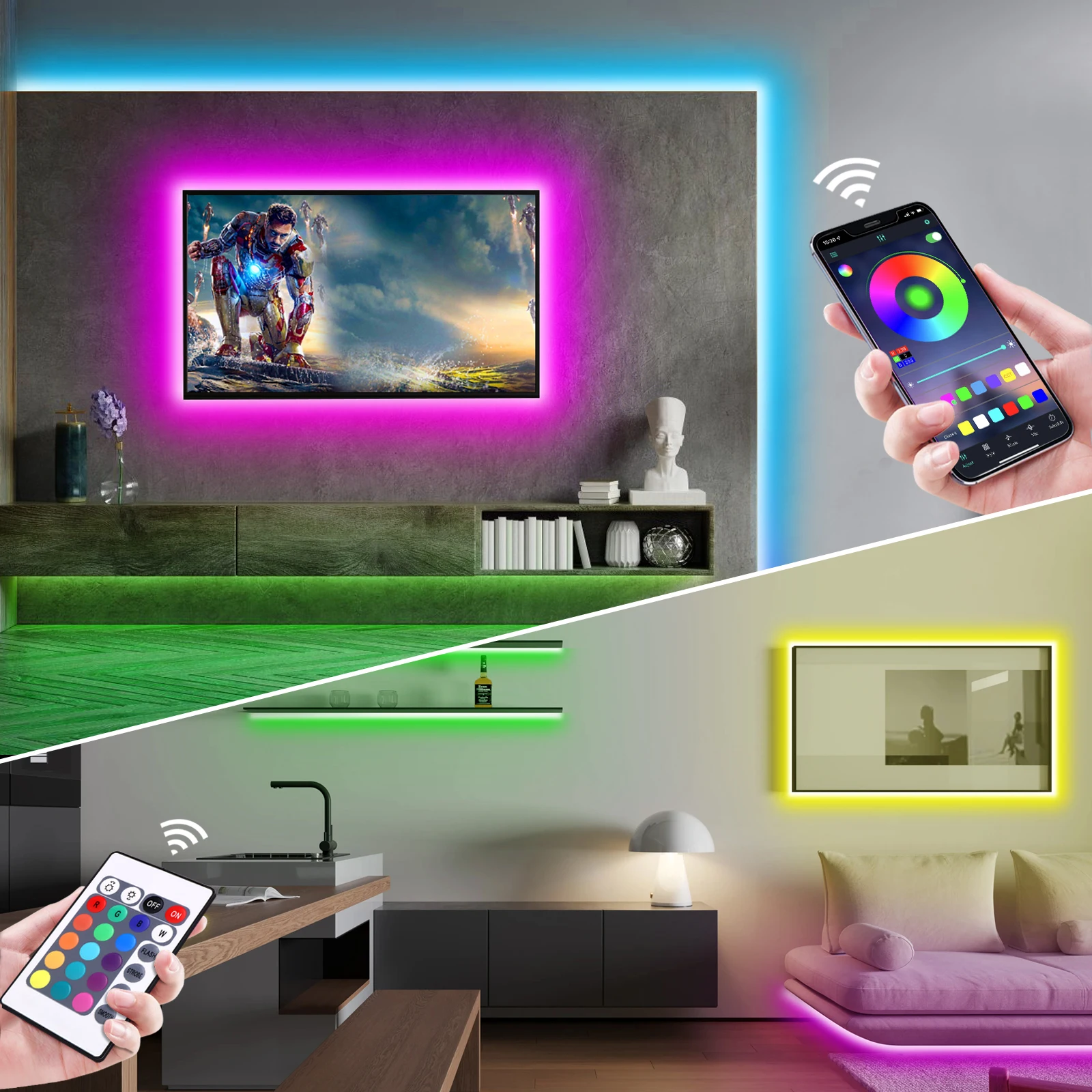 1-5m RGB LED Neon Strip Light  - огляд і ціна Home Lighting And Decor